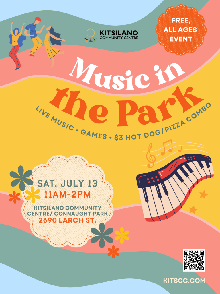 Music in the Park @ Kitsilano Community Centre/Connaught Park