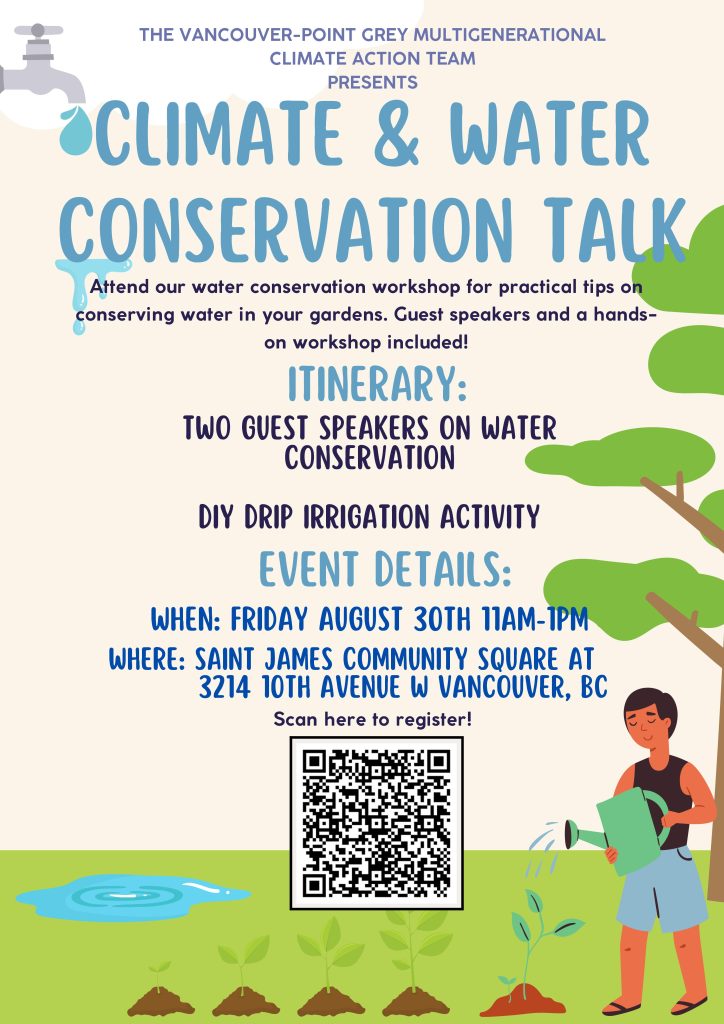 Climate and Water Conservation Talk @ St James Community Square